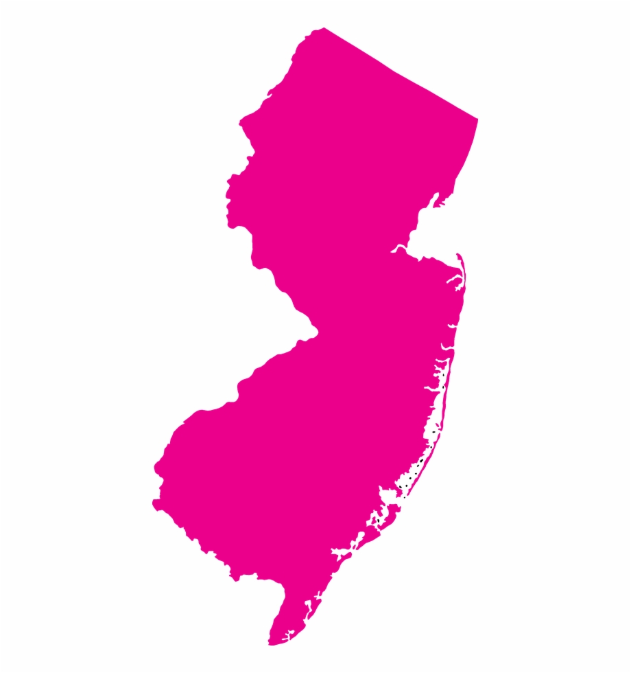 920x980 New Jersey Outline Png