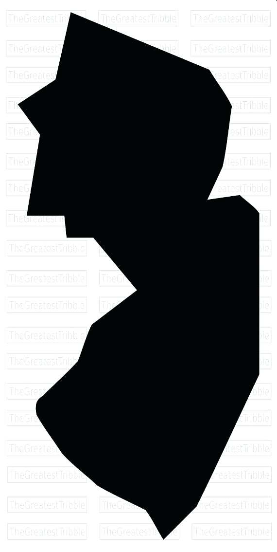 570x1134 New Jersey State Map Full Size A New Jersey Location Map New