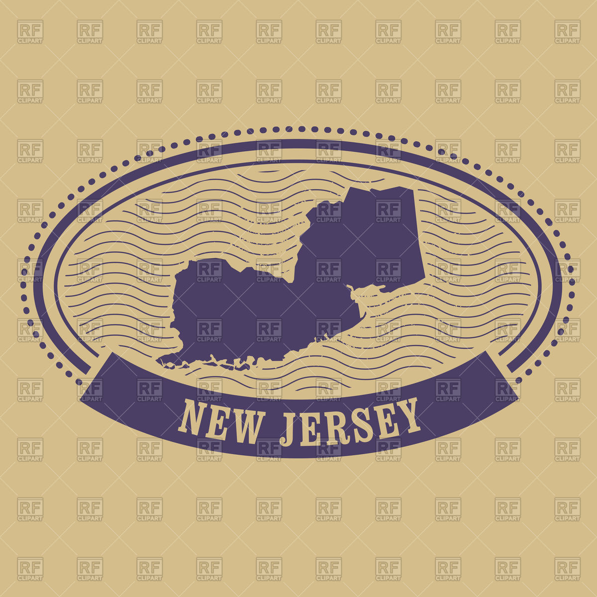 New Jersey Map Silhouette 1200x1200 New Jersey Map Silhouette