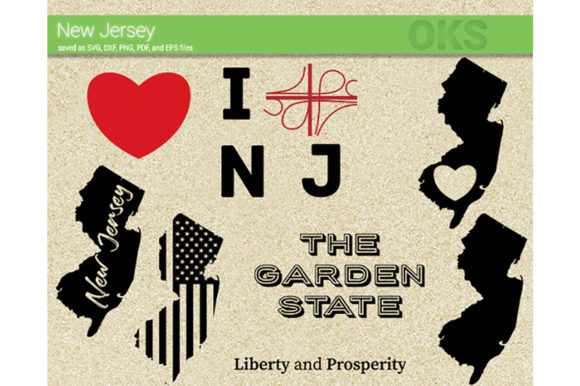 580x386 New Jersey Vector Graphic