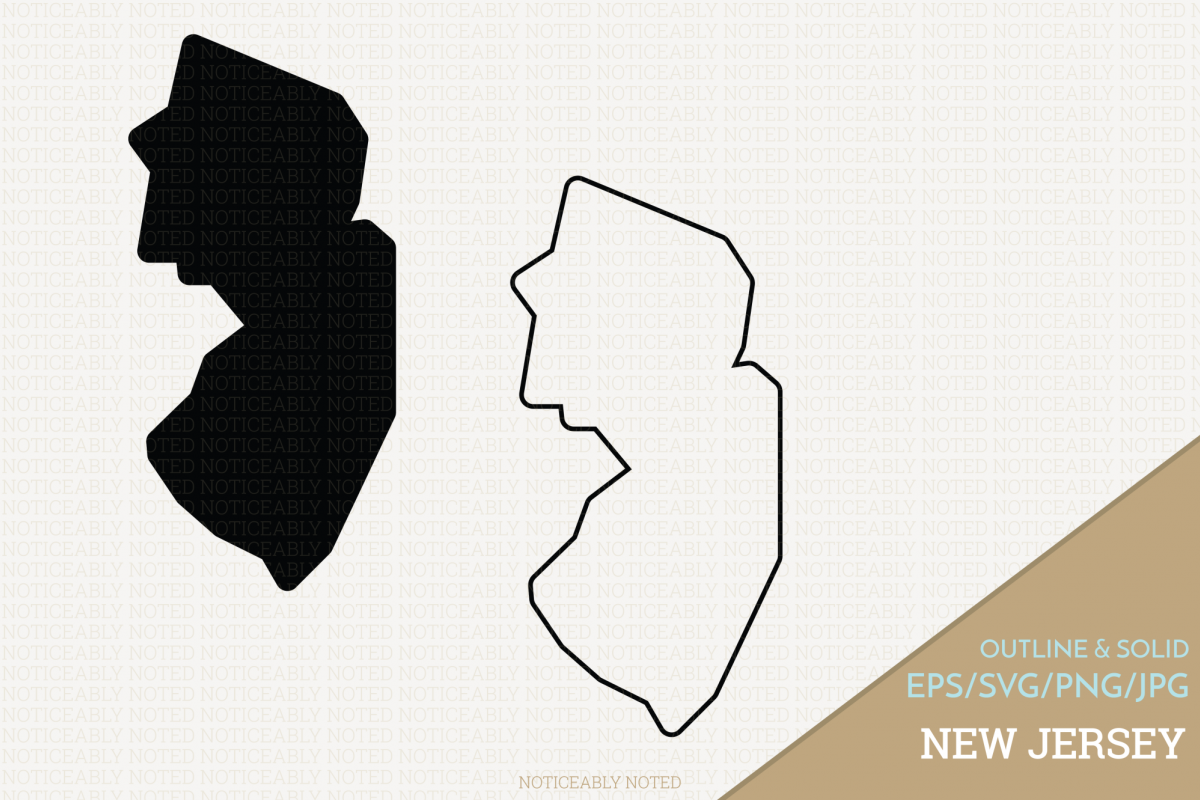 1200x800 New Jersey Vector Clip Art