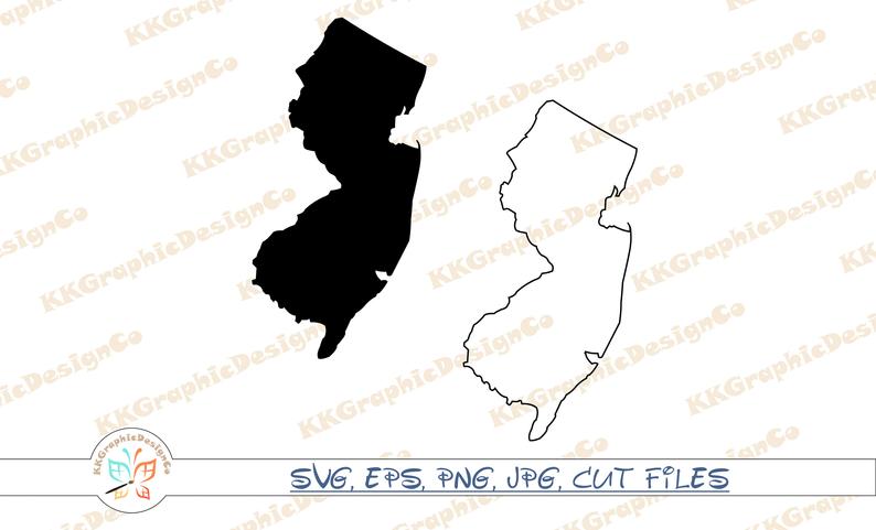 794x481 New Jersey New Jersey New Jersey Vector New Etsy