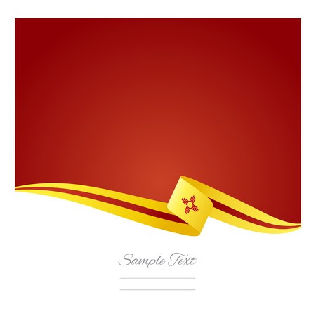 450x450 New Mexico Ribbon Flag Vector Royalty Free Vector Graphics