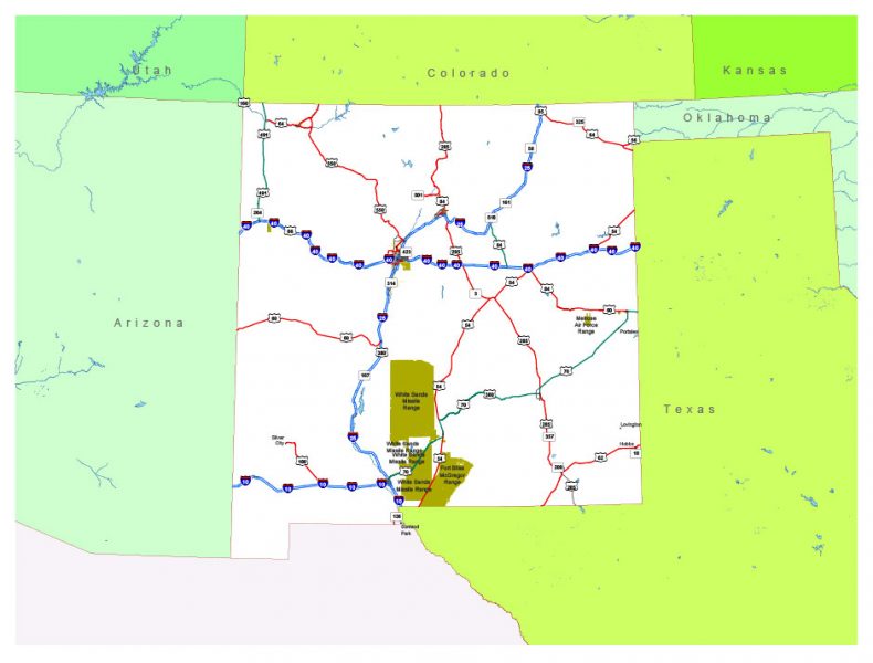 790x600 Free Vector Map State New Mexico Us Adobe Illustrator And Pdf Download