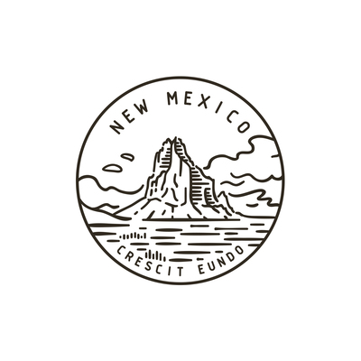 400x400 New Mexico On Curated Vector Illustrations, Stock Royalty Free
