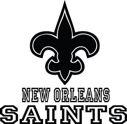 423x413 New Orleans Saints Football Logo Name Custom