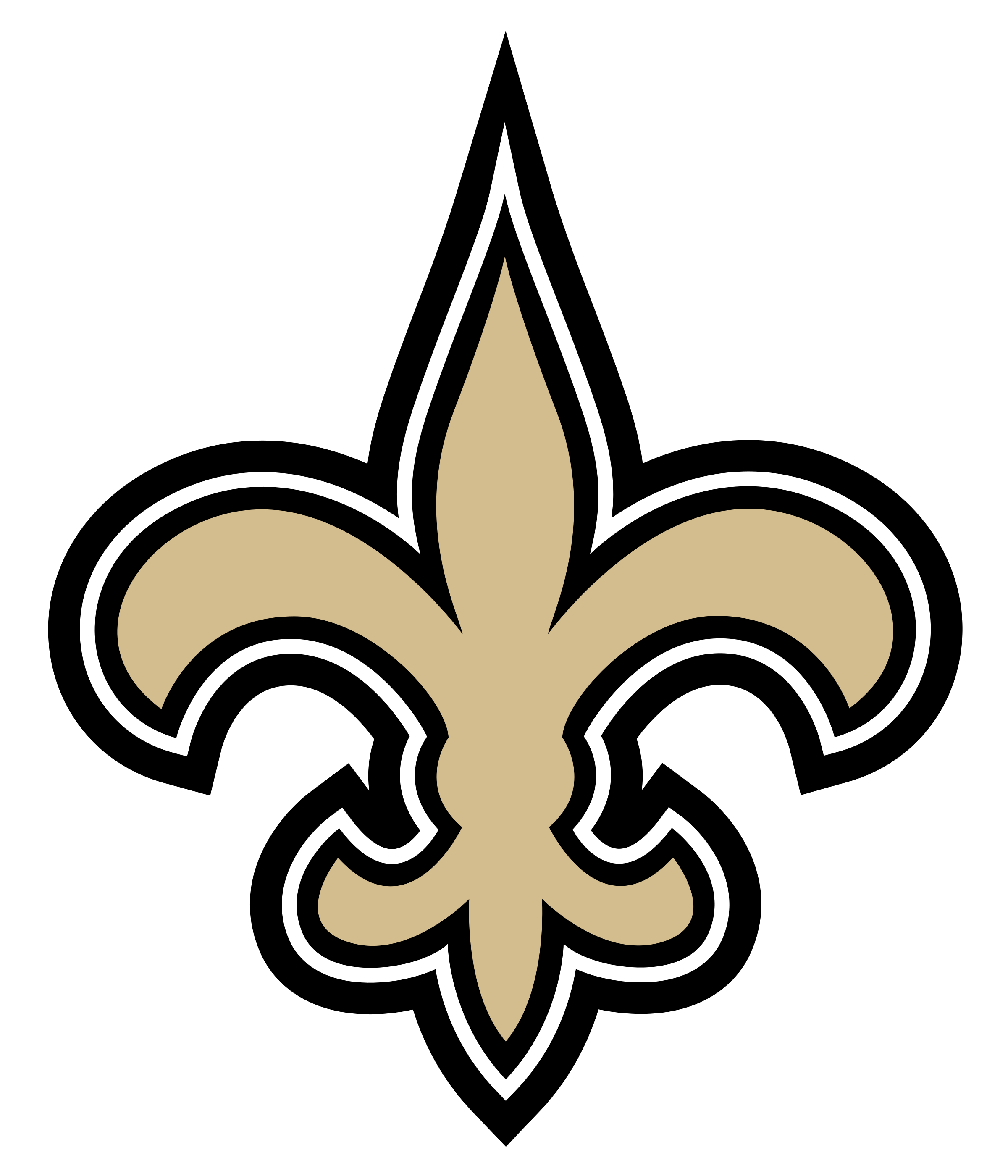 2400x2800 New Orleans Saints Logo Png Transparent Vector