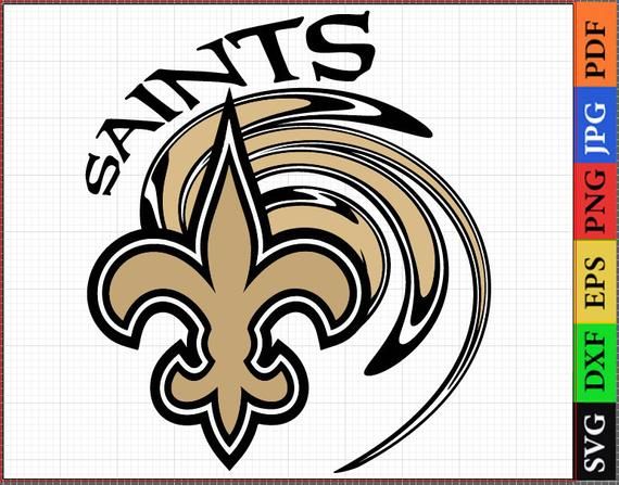 570x447 New Orleans Saints Nfl Football Logo Files, Cut