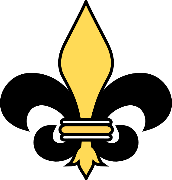 570x598 New Orleans Saints Clipart