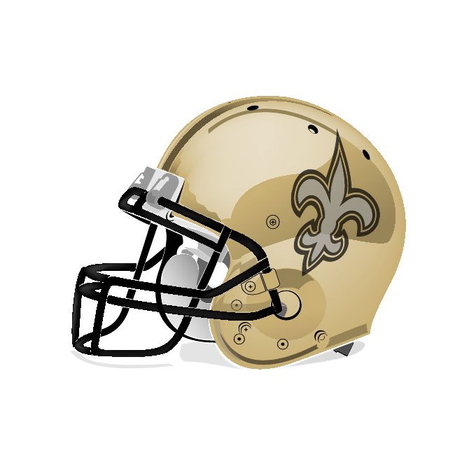 660x660 New Orleans Saints Helmet Free Vector