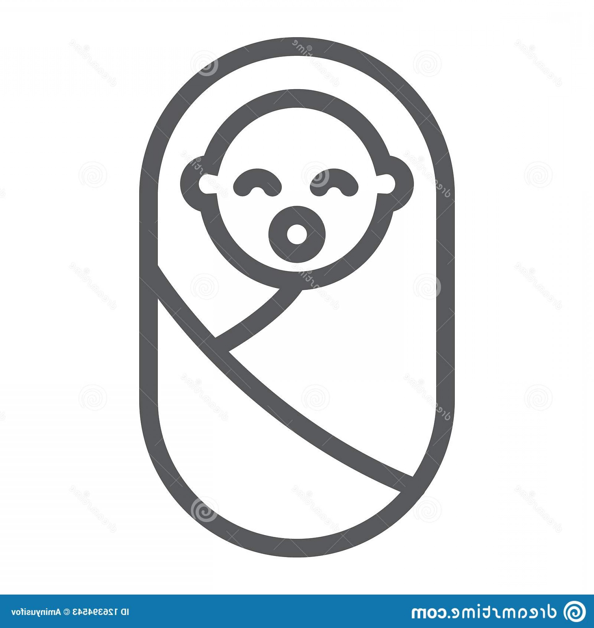 1920x2028 New Born Baby Line Icon Child Newborn Toddler Sign Vector Graphics