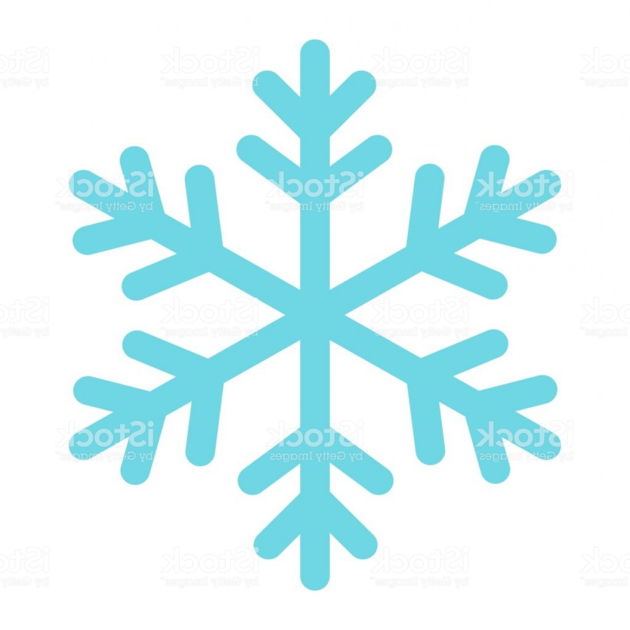 1228x1228 Snowflake Flat Icon New Year And Christmas Snow Sign Vector