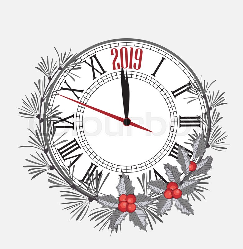 781x800 Happy New Year Vector Stock Vector Colourbox