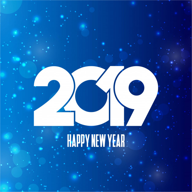 626x626 Happy New Year Typography With Creative Design Vector Vector