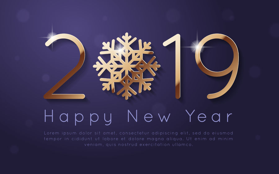 900x562 New Year Background Design