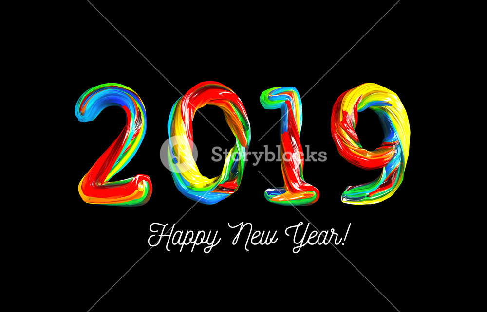 1000x642 Colorful Text Congratulations On The New Year