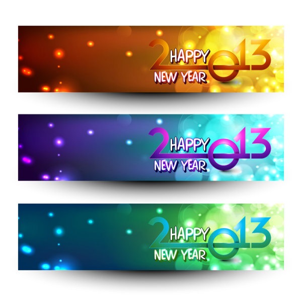 New Year Banner Vector