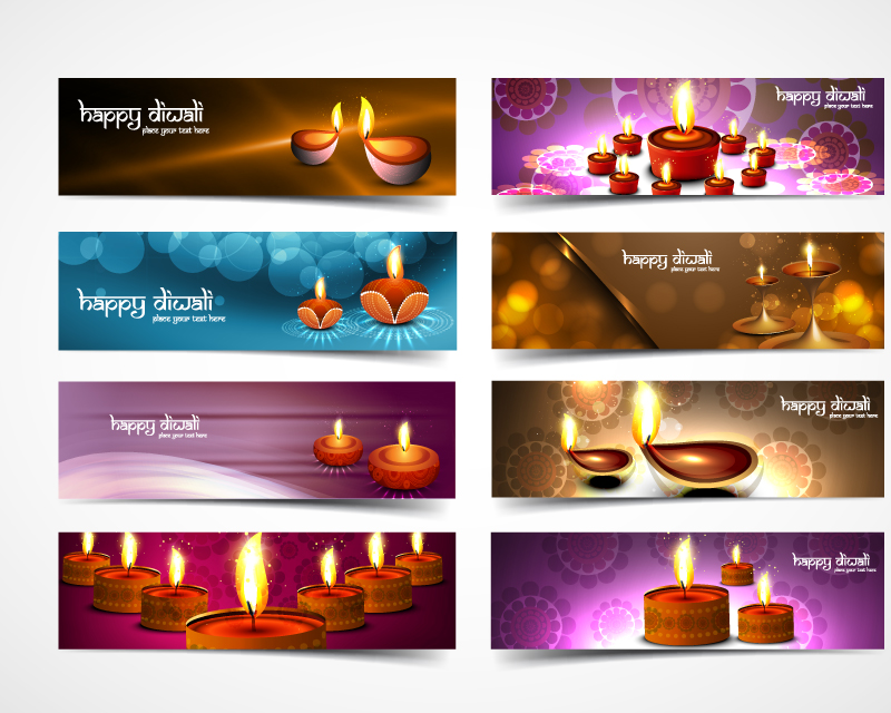 800x640 Diwaly Indian Newyear Celebrati Banner Vector Free Vector
