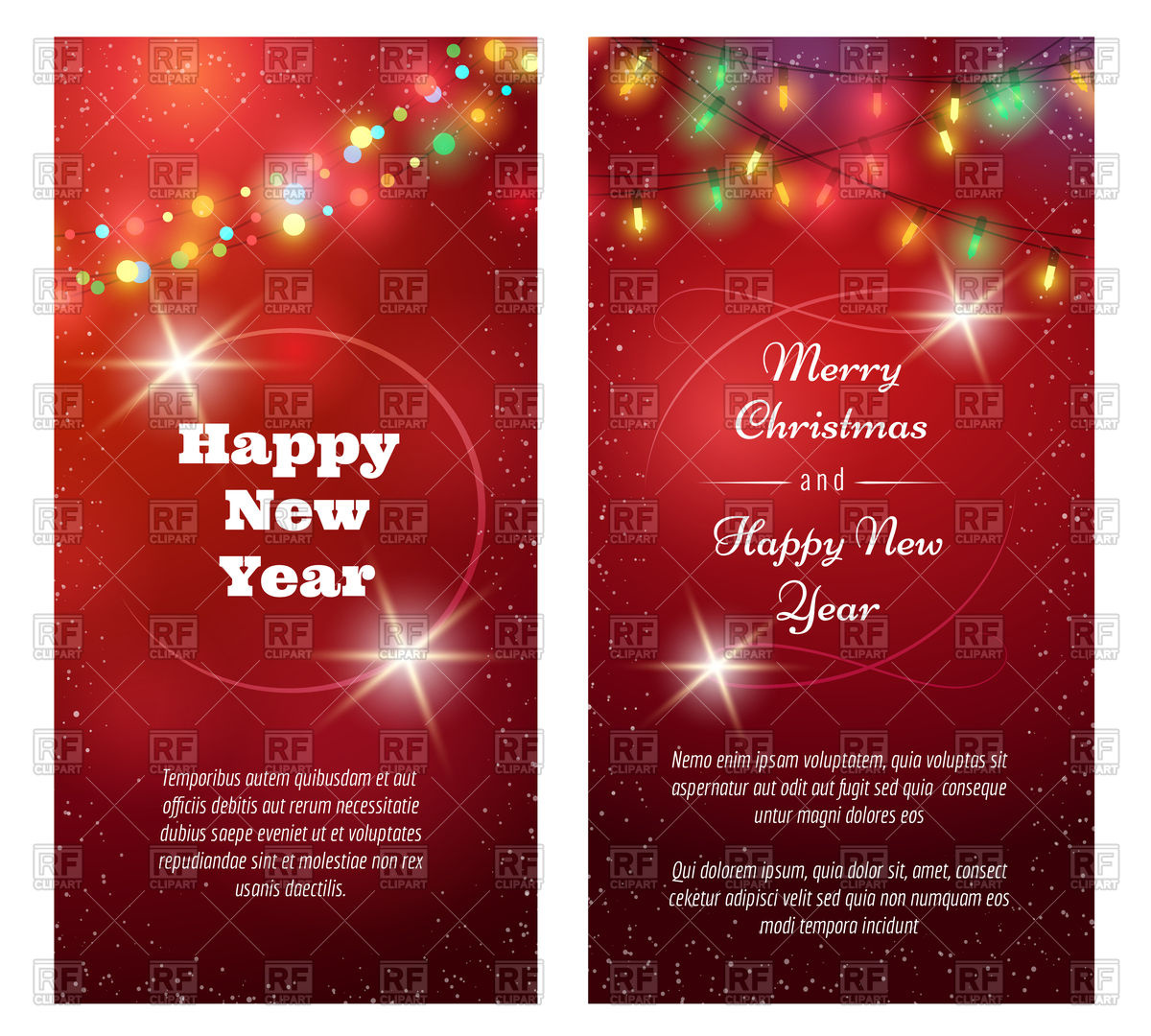 1200x1080 Banner For Christmas, Happy New Year Poster Vector Image