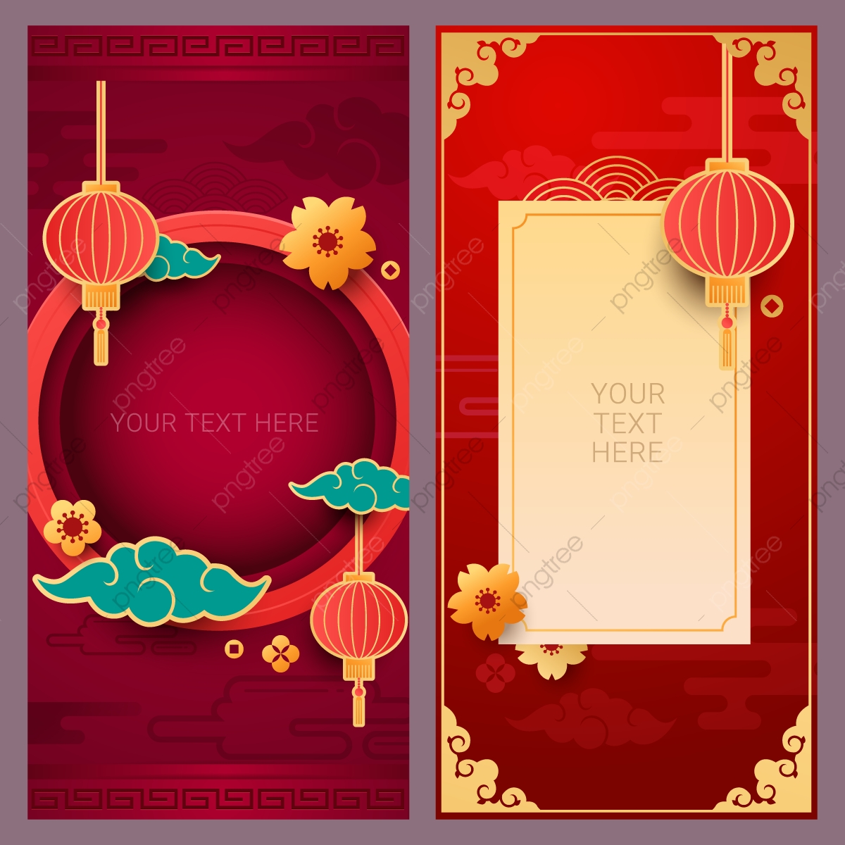 1200x1200 Elegant Chinese Decorative Background For New Year Greeting Card