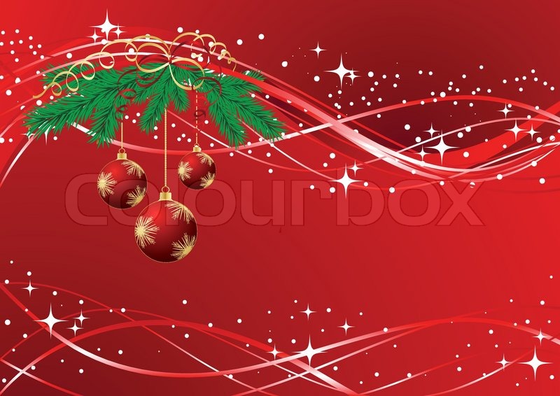 800x566 Vector Christmas New Year's Greeting Stock Vector Colourbox