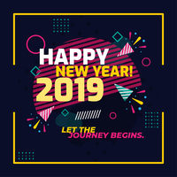 200x200 New Year Free Vector Art