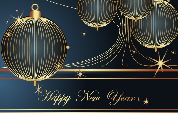 600x380 Free Vectors Happy New Year Vector Decoration Element Anonymous