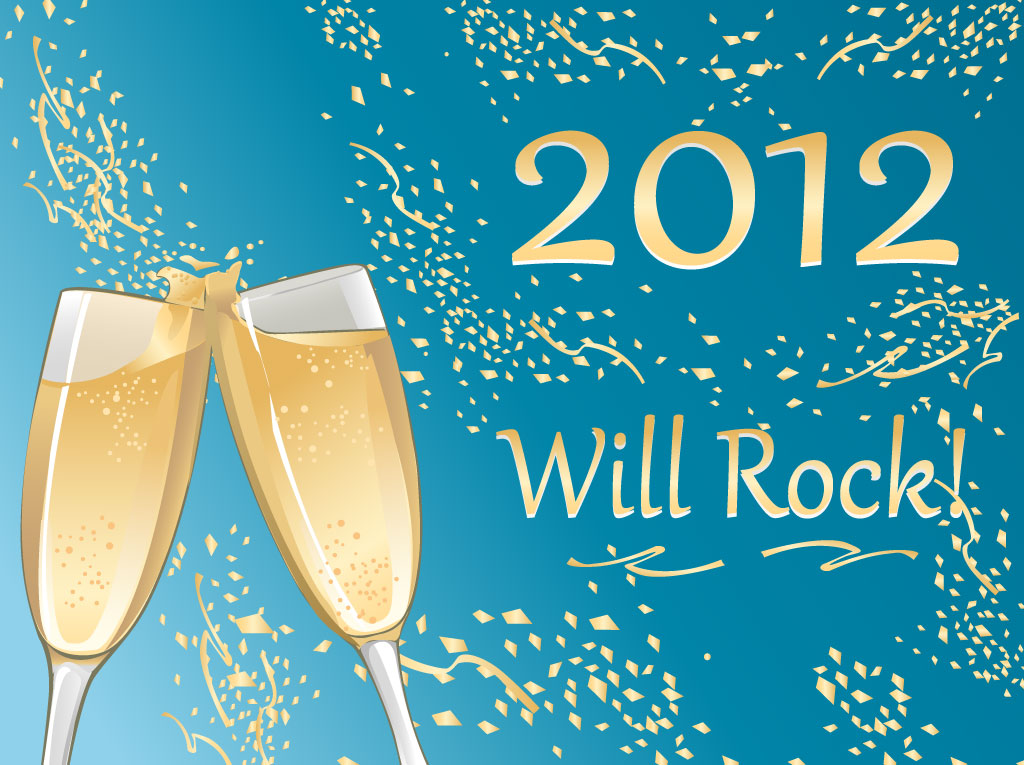 1024x765 Champagne New Year Vector Art Graphics