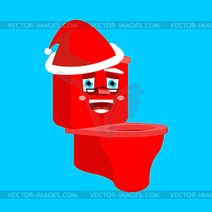 300x300 Santa Red Toilet Pan Christmas And New Year