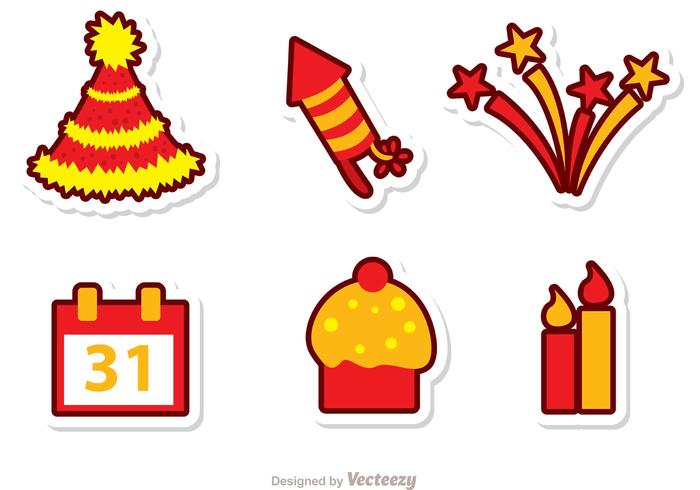 700x490 Happy New Years Eve Vectors Pack