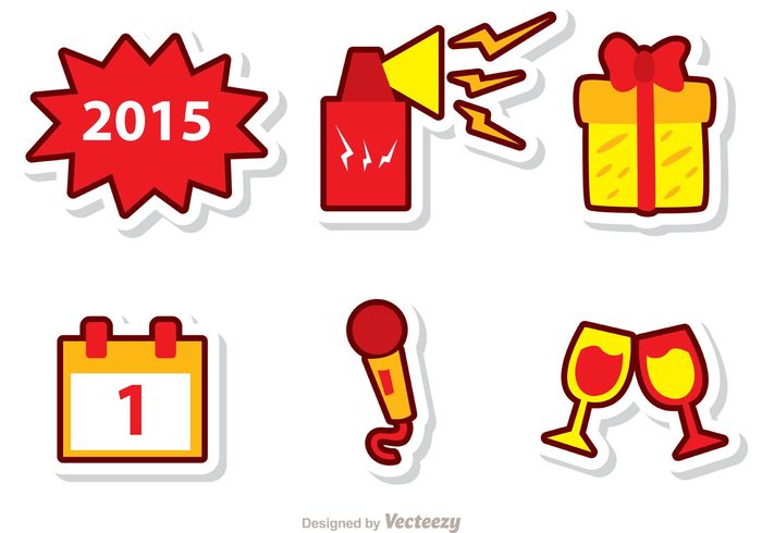 700x490 Happy New Years Eve Vectors Pack