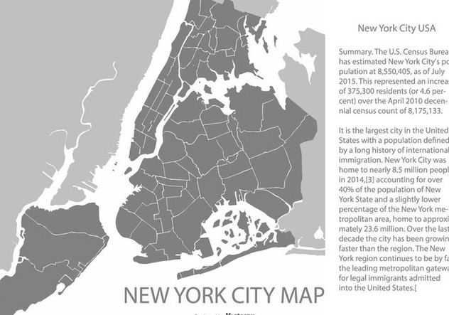 632x443 New York City Map Illustration Free Vector Download Cannypic
