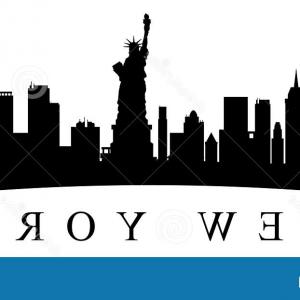 300x300 New York City Silhouette Stock Vector New York City Silhouette