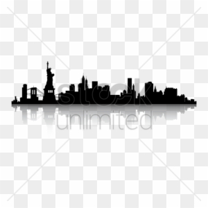 300x300 New York City Skyline Silhouette Clip Art, Transparent Png Clipart