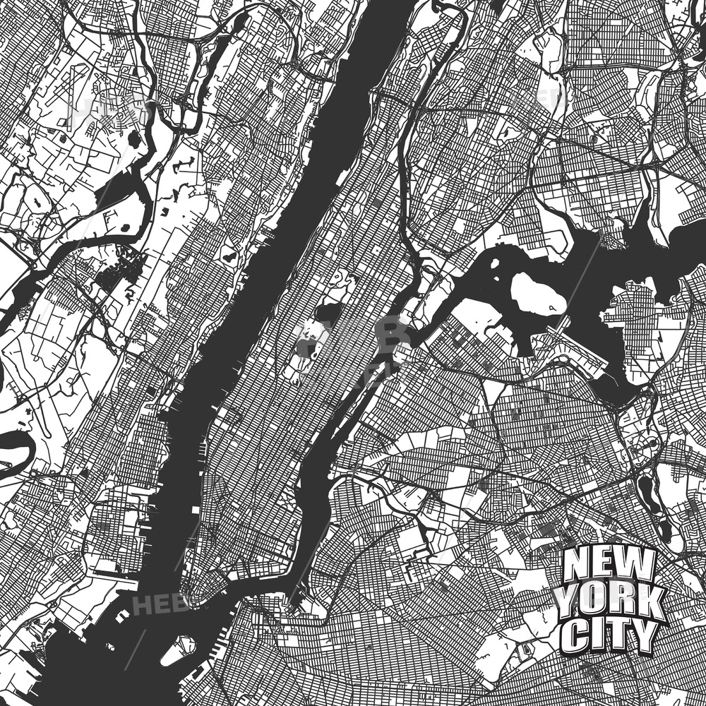 New York Map Vector At Collection Of New York Map