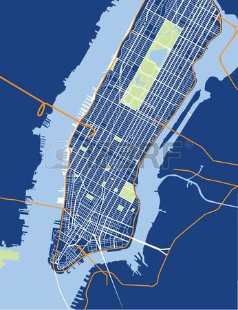 Stock Vector Maps Map Vector, New York City, Manhattan 346x450 Stock Vector Maps Map Vector, New York City, Manhattan