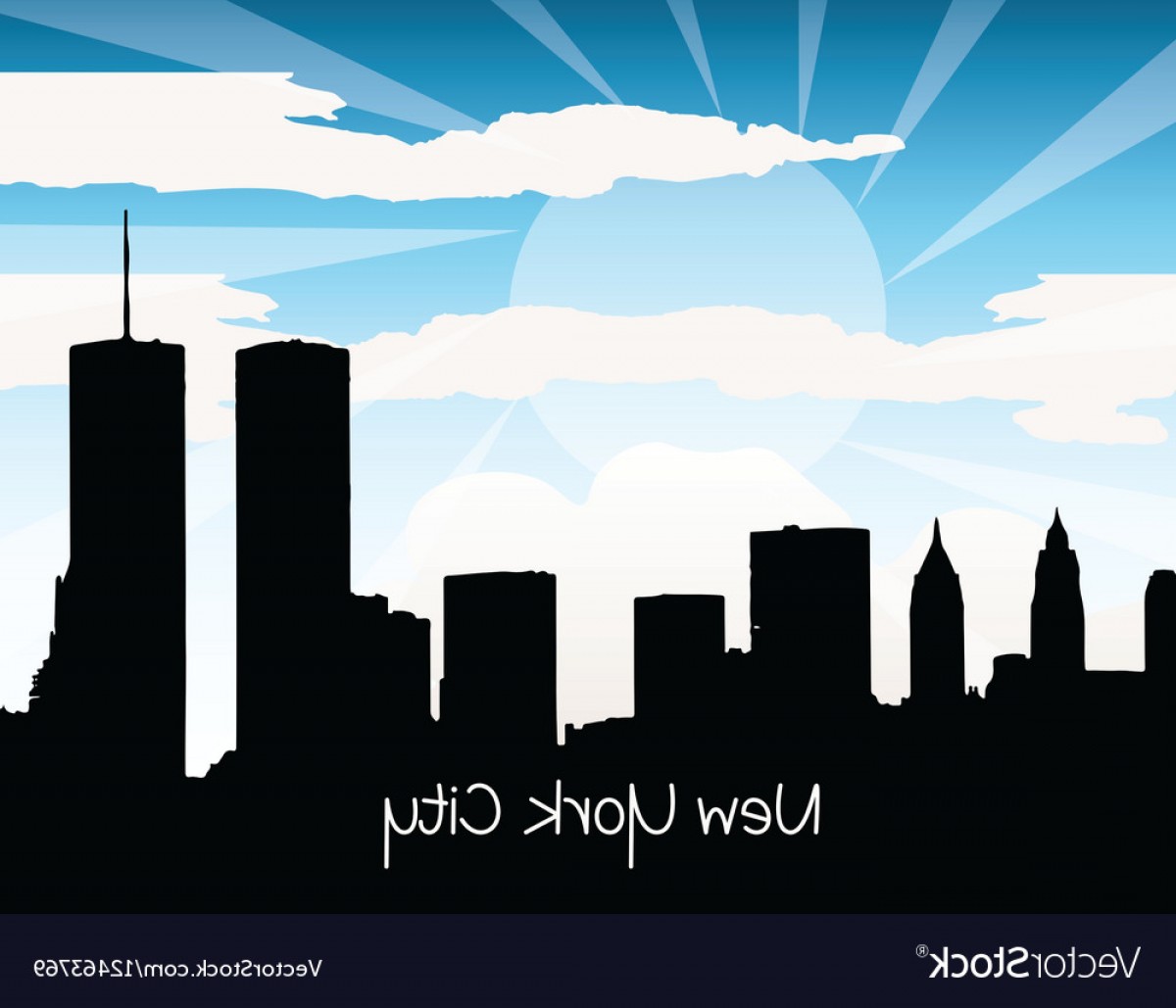 1200x1029 New York City Silhouette Vector Catchsplace