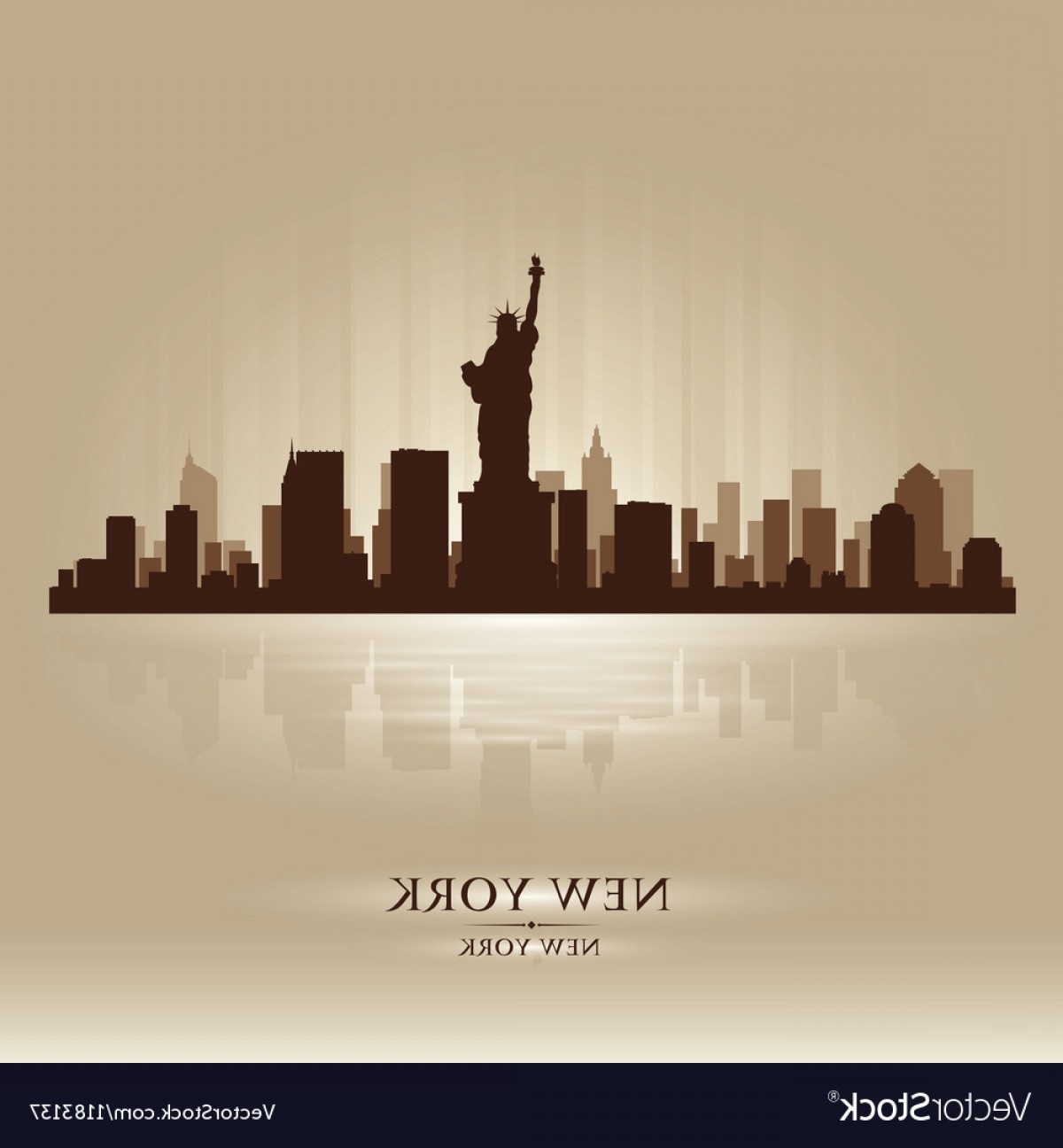 New York Silhouette Vector at Vectorified.com | Collection of New York ...