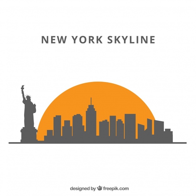 626x626 New York Skyline Vectors, Photos And Free Download