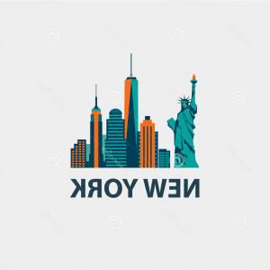 300x300 New York Usa Skyline Nyc City Silhouette Vector Clipart Cqrecords
