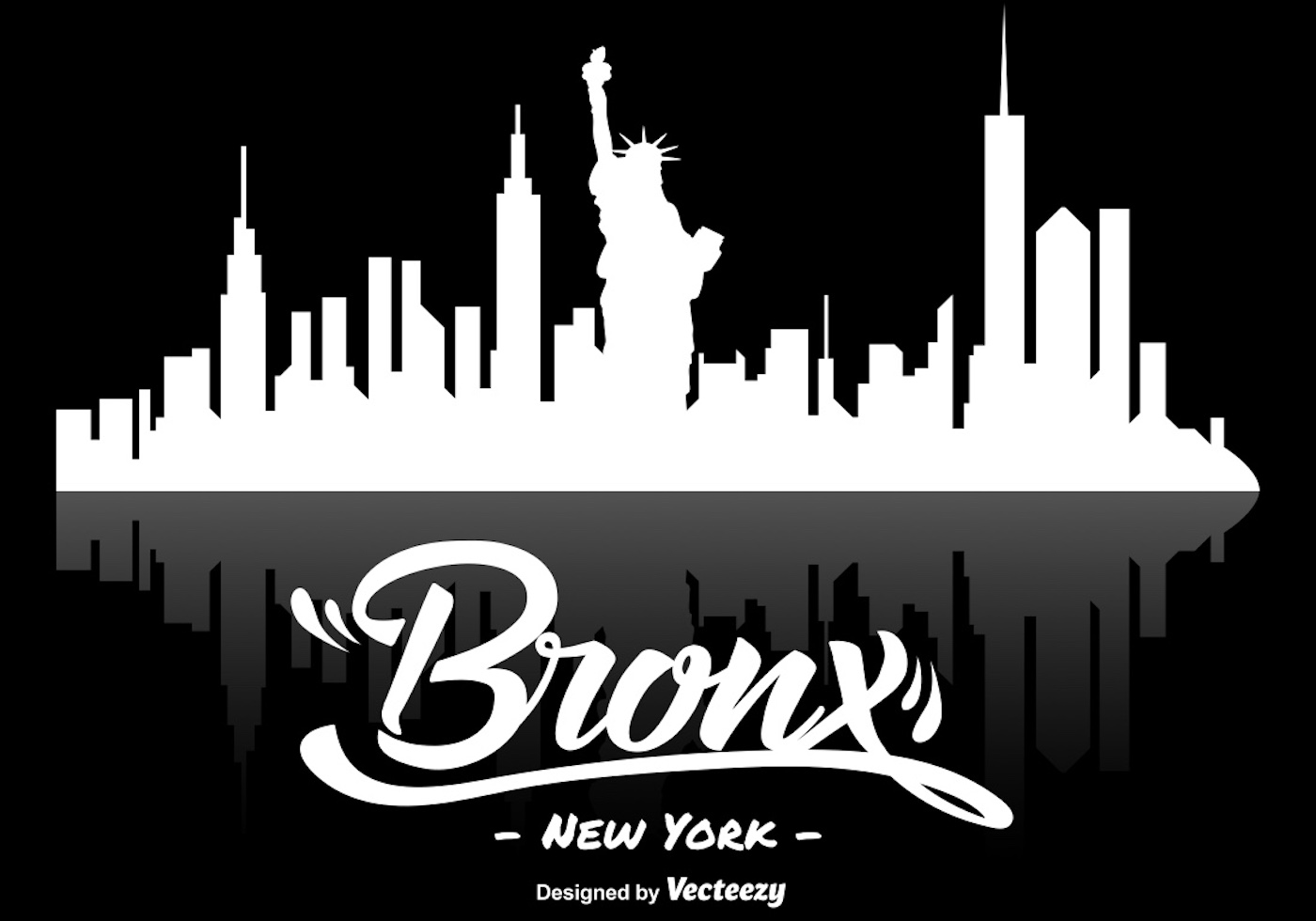 New York Skyline Outline Vector At Collection Of New