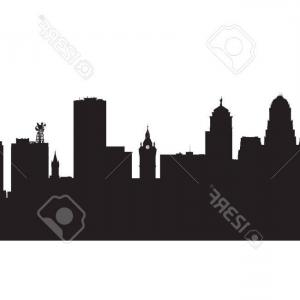 300x300 Buffalo New York City Skyline Silhouette Vector Handandbeak