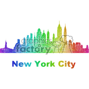 City Skyline Vector Clipart Usa New York Royalty Free Gif 300x300 City Skyline Vector Clipart Usa New York Royalty Free Gif