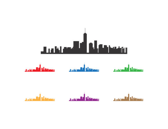Manhattan New York Usa Skyline Vector Logo Graphic 580x446 Manhattan New York Usa Skyline Vector Logo Graphic