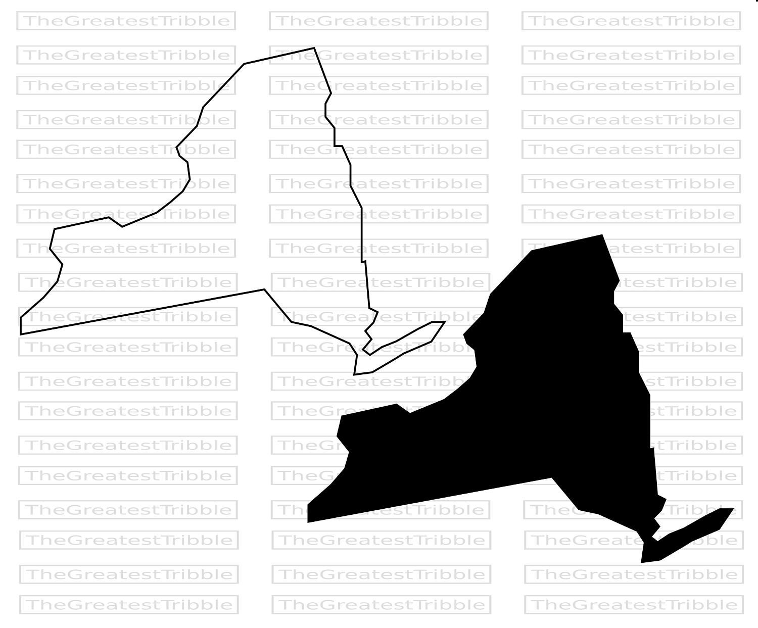 1500x1243 New York State Map Png Vector Graphic Clip Art New