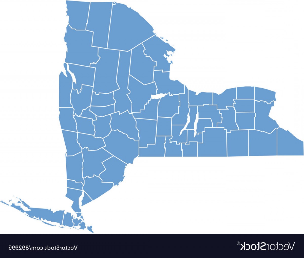 New York State Map Vector at Vectorified.com | Collection of New York ...