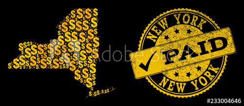Golden Composition Of Dollar Mosaic Map Of New York State And Paid 500x217 Golden Composition Of Dollar Mosaic Map Of New York State And Paid