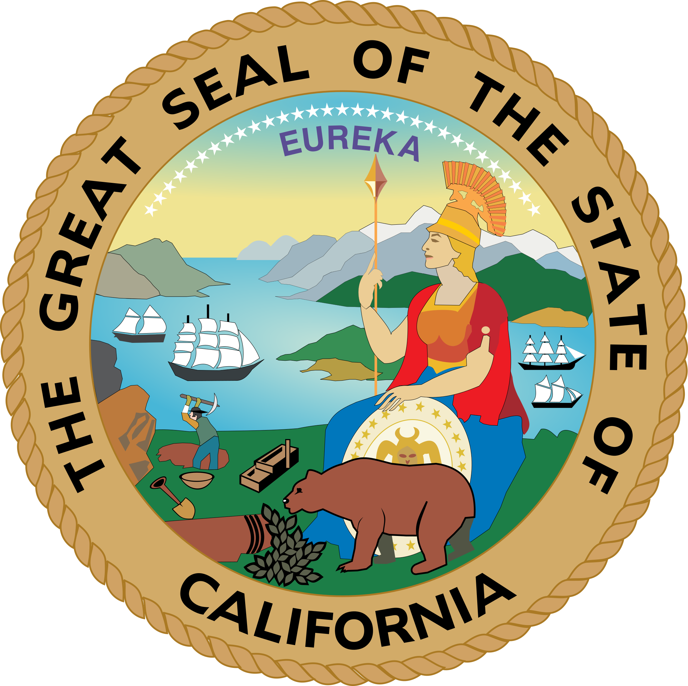 California State Seal Png Vector 2200x2195 California State Seal Png Vector