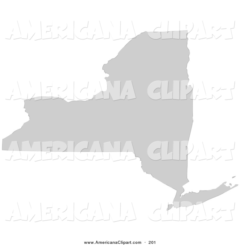 1024x1044 Americana Vector Clip Art Of A Light Gray State Silhouette Of New
