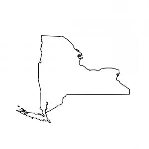 New York State Silhouette Vector at Vectorified.com | Collection of New ...